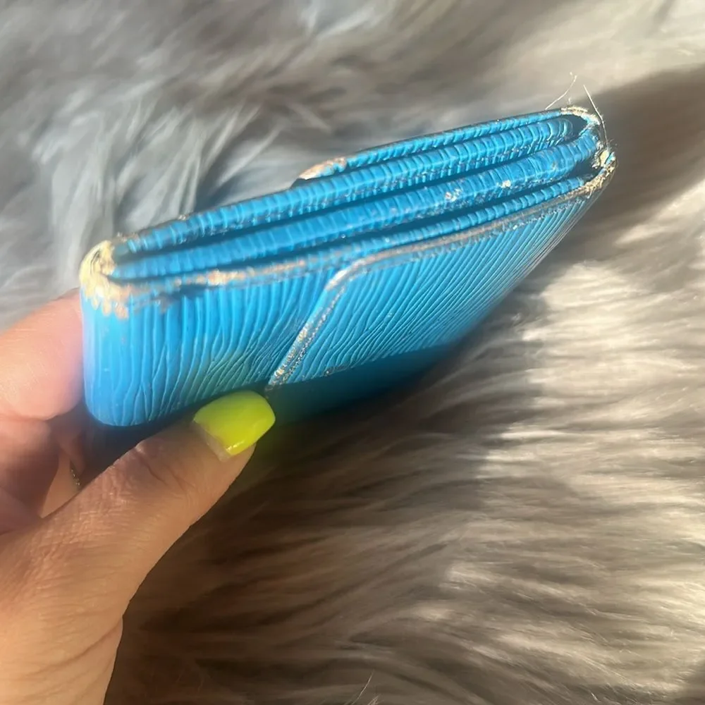 LV Blue Epi “project” wallet.